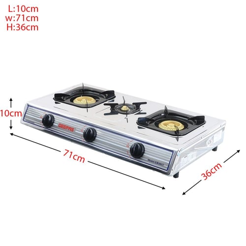 موقد غاز ثلاث شعلات من جيباس