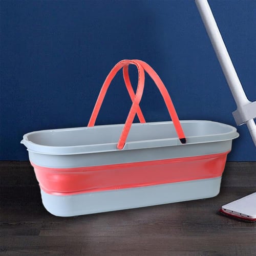 دلو ماء محمول قابل للطي