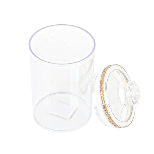 برطمان شفاف اكريليك لحفظ الطعام مع غطاء