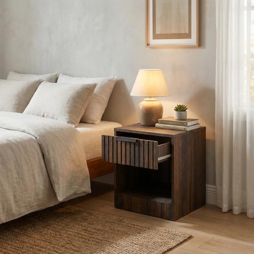 كومودينو درج ورف - لون بني