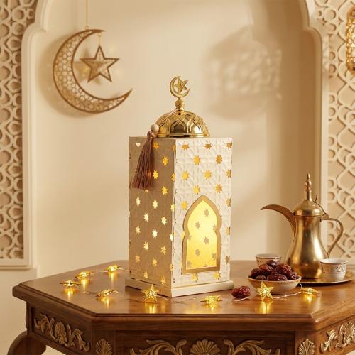 مبخرة رمضانية مع غطاء ذهبي