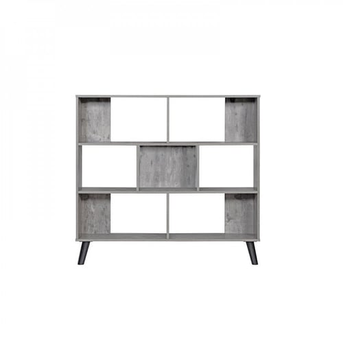 وحدة أرفف خشب ماليزي تصميم مربعات 3 ادوار مع قاعدة...