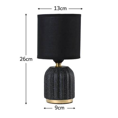 أباجورة غرف نوم أنيقة من السيراميك بإضاءة