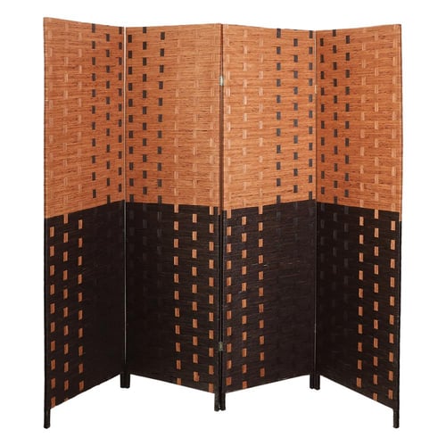 حواجز بارتشن من الخسف 4 اقسام لون بني غامق وبيج