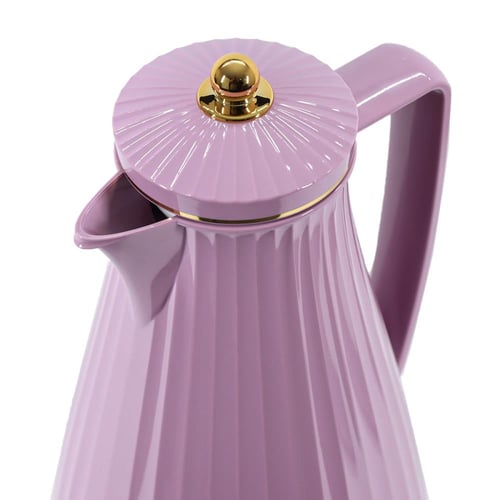 ثلاجة قهوة وشاي فلورا السيف 1.2 لتر , موف