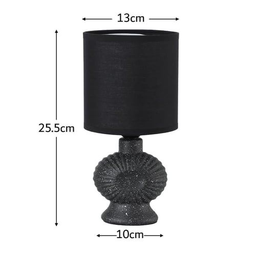 أباجورة مودرن بإضاءة وقاعدة سيراميك فاخرة