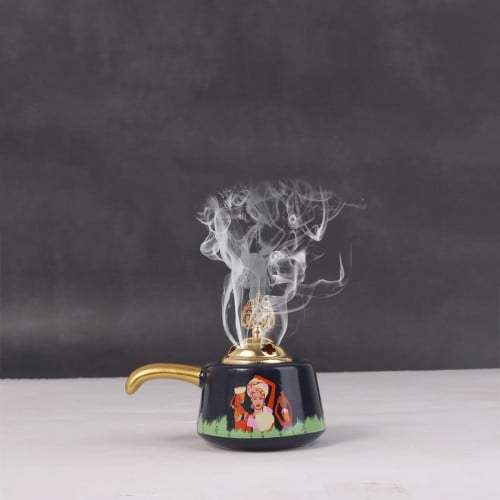 مبخرة سيراميك لون كحلي-A-04-01