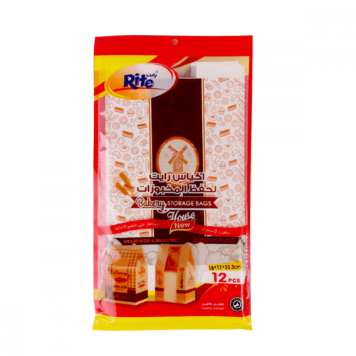 أكياس كرتونية للمخبوزات 12 قطعة أبيض B_08_3