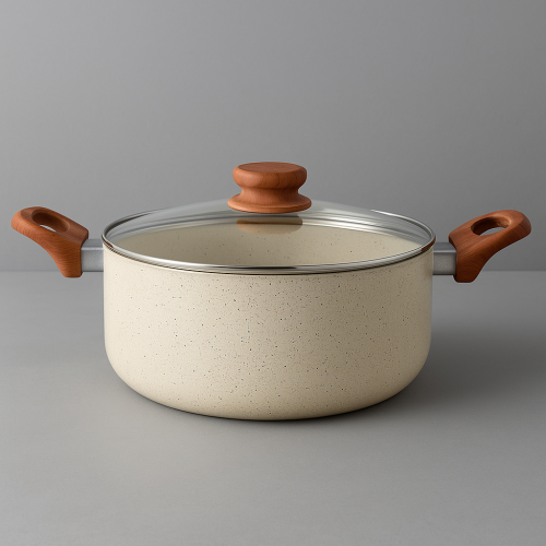 قدر عميق بغطاء زجاجي A-06-3