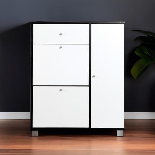 دولاب أحذية خشبي ماليزي – تصميم عصري بأدراج تخزين...