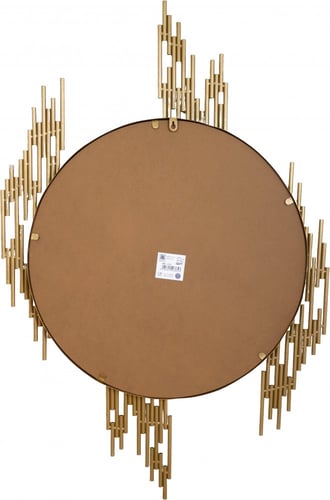 ديكور مرايات للحائط مودرن ذهبي