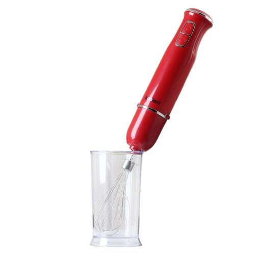 خلاط يدوي كهربائي كولين 3 في 1 احمر 500 واط