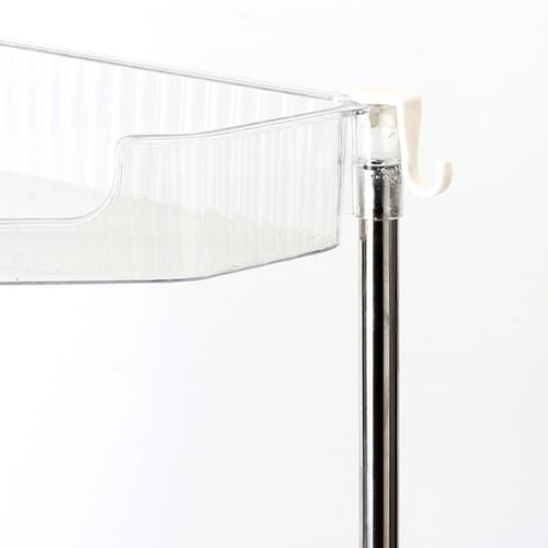 رفوف تخزين اكريليك بعجلات 4 أدوار