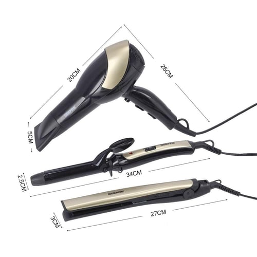 جيباس مجموعة تصفيف الشعر 3*1 بقوة 2200 واط -H-04-0...