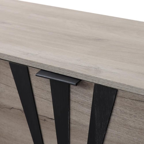 طاولة تلفزيون خشب ماليزي 160 سم – تصميم عصري مع تخ...