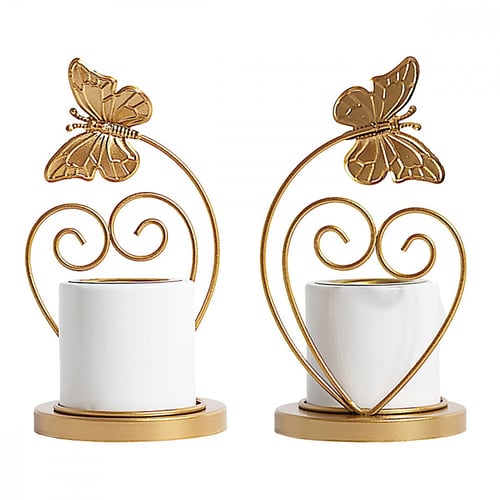 مبخرة انيقة بقاعدة على شكل فراشة ذهبية A0202