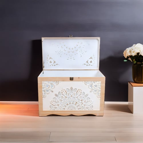 صناديق تخزين خشب مودرن 4 قطع