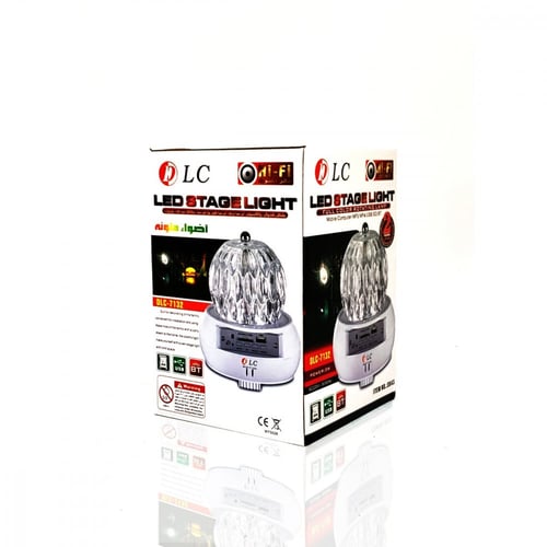 دي إل سي لمبه كرة بإضاءة ملونة وصوت قوة 3واط-G-03-...