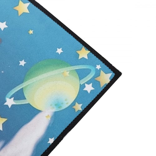 سجادة غرف اطفال شكل رسومات فضاء مقاس 80*50 سم