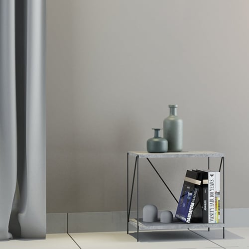 رف خشب للكتب دورين , صناعة ماليزي ستاند معدن لون ر...