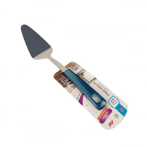 ملاعق تقديم الكيك والحلويات من الإستيل لون أزرق-O-...