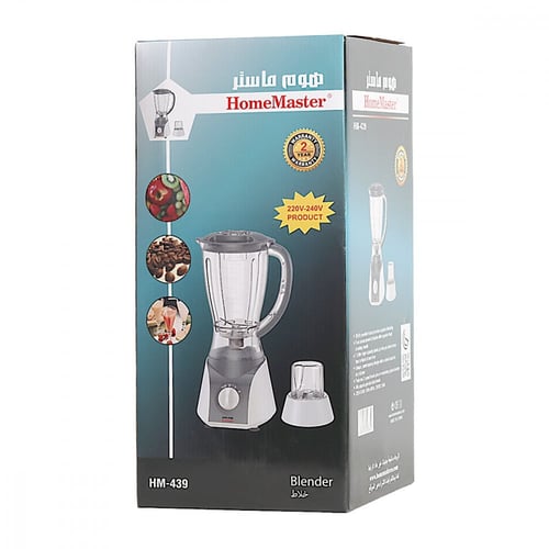 هوم ماستر خلاط كهربائي مع مطحنة 350 واط -I-03-01