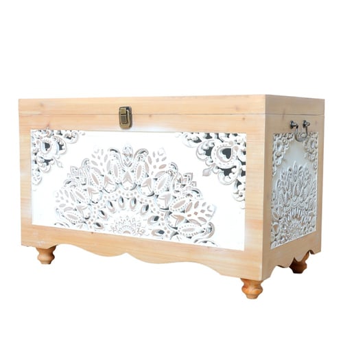 أطقم صناديق خشبية 3 قطع