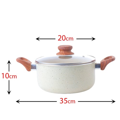 قدر عميق من الجرانيت 20 سم A-07-2