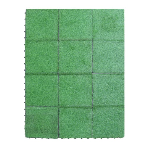 ارضيات عشب صناعي للحدائق 12 قطعة