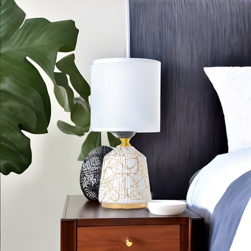 ابجورة كلاسيك فاخرة أبيض