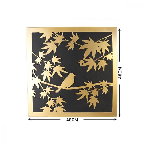 لوحات جدارية حديد مودرن ذهبي - Y-A-01