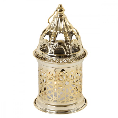 فانوس رمضان دائري لون ذهبي -G-K-03-2