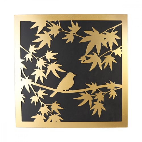 لوحات جدارية حديد مودرن ذهبي - Y-A-01