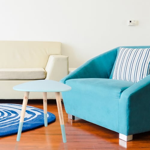 طقم طاولة قهوة خشب 3 قطع أنيقة – لون تيفاني