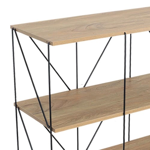 وحدة رفوف خشب ماليزي 4 ادوار متعددة الإستخدام خشبي...