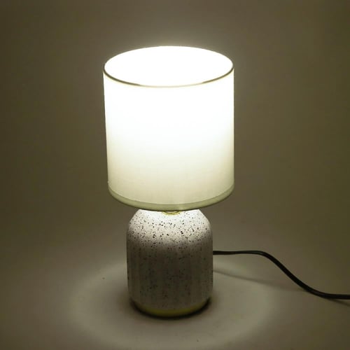 أباجورة غرف نوم أنيقة من السيراميك بإضاءة