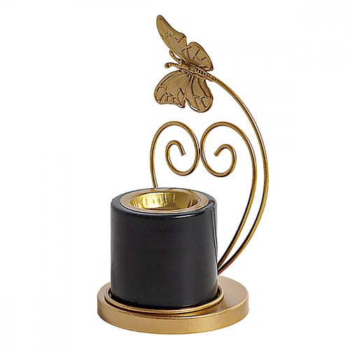 مبخرة انيقة بقاعدة على شكل فراشة ذهبية A0202