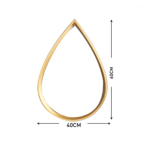 مرآة الدمعة الذهبية مقاس 41*61 سم