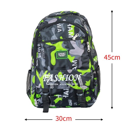 شنطة مدرسية للاولاد والبنات مع جيوب مقسمة وسحاب لل...