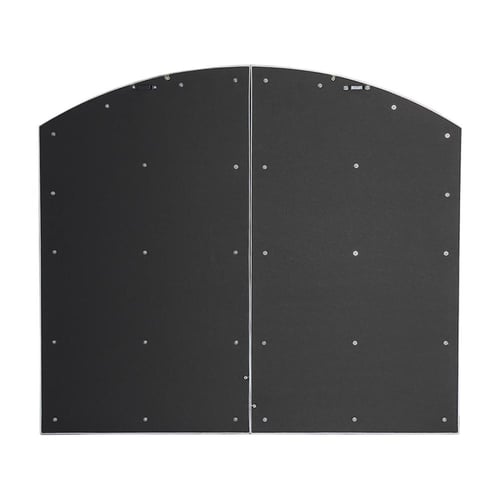 مرايا جداريه فخمه شكل شباك قطعتين