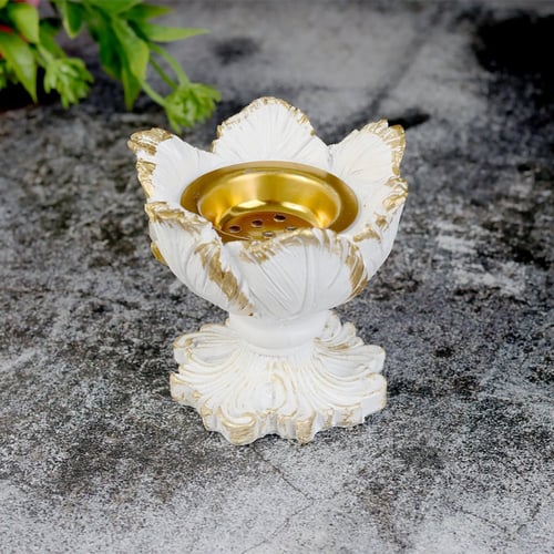 مباخر جميلة بتصميم وردة مع قاعدة ثابتة A 0201