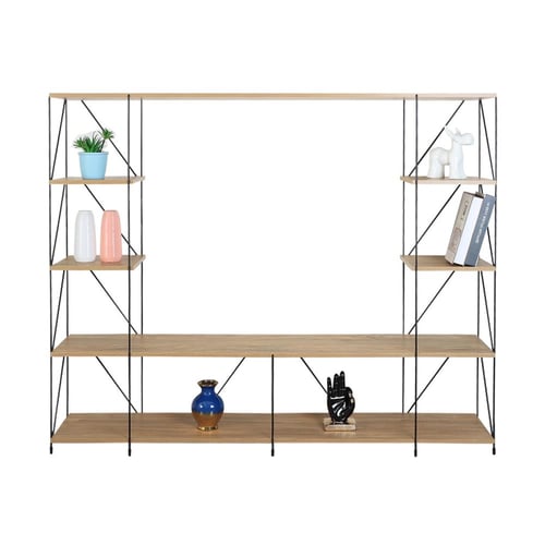 وحدة تلفزيون خشب ماليزي 3 أدوار خشبي