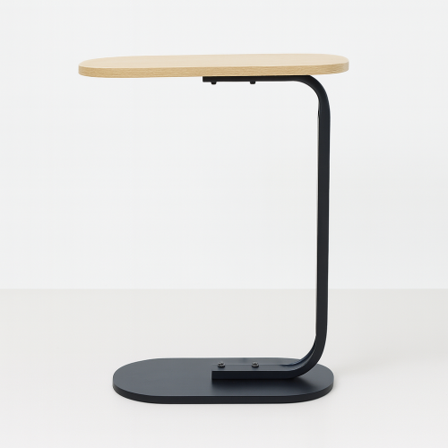 طاولة خدمة خشب أنيقة قاعدة بيضاوية ثابتة