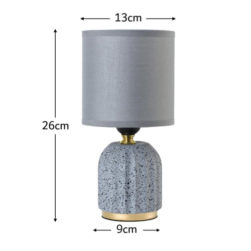 أباجورة غرف نوم أنيقة من السيراميك بإضاءة