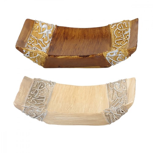 صحن تقديم مكسرات مزين بنقوش جميلة-L04-01