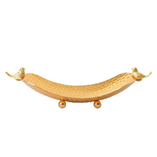 صحون تقديم ذهبية مزخرفة - F-02-03