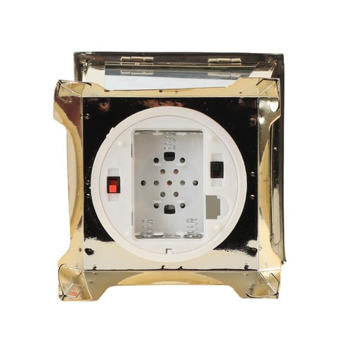 فانوس رمضان مزخرف لون ذهبي -G-K-03-2