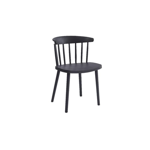 كرسي بلاستيك مفرد اسود