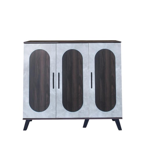 خزانة أحذية خشب ماليزي 5 أدوار 3 أبواب – بني غامق...