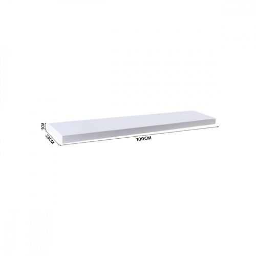 رفوف جدار خشب 100سم - E-01-01